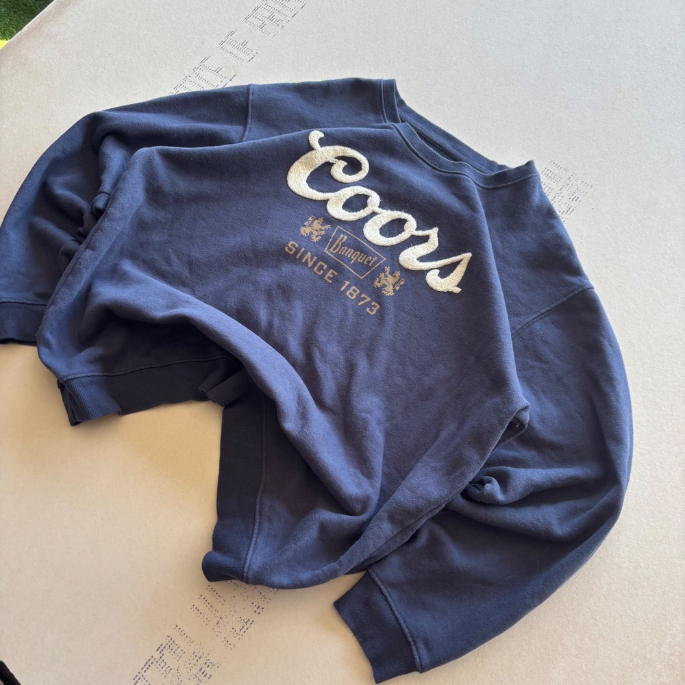 2000s Y2K Coors Banquet Crewneck